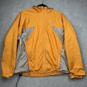Patagonia Windbreaker Orange Lined Women’s Full Zip Size Small Regular Jacket